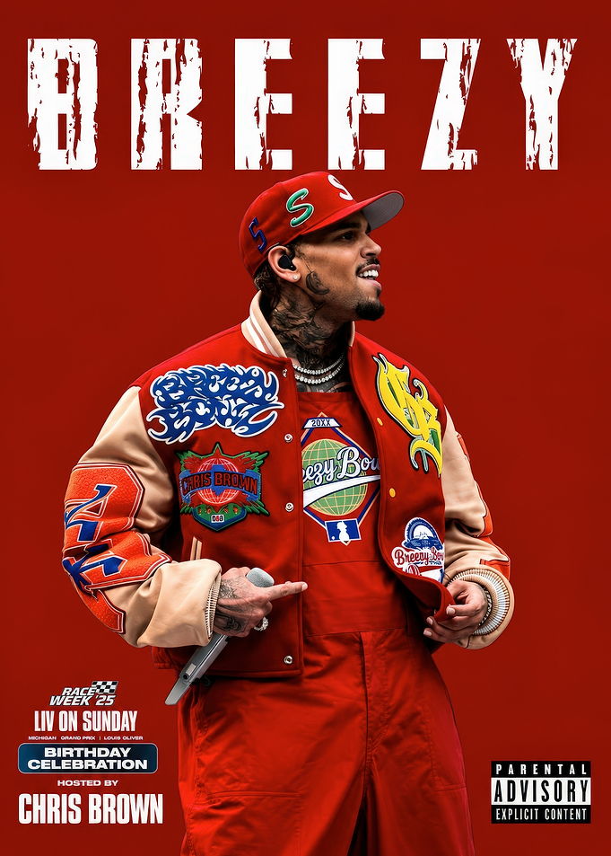 Chris Brown Breezy Birthday Celebration Poster