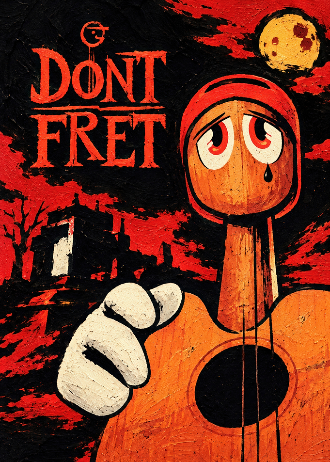 Dont Fret Guitar Character Art
