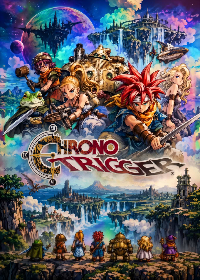 Chrono Trigger Game Poster Art