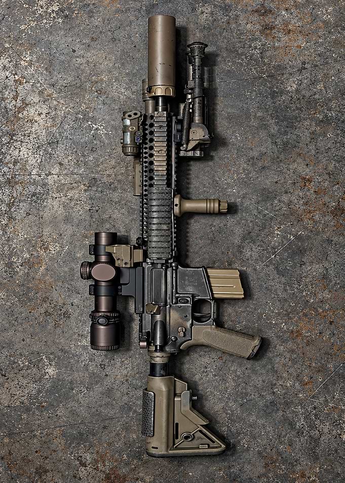 Tactical Carbine Rifle with Accessories