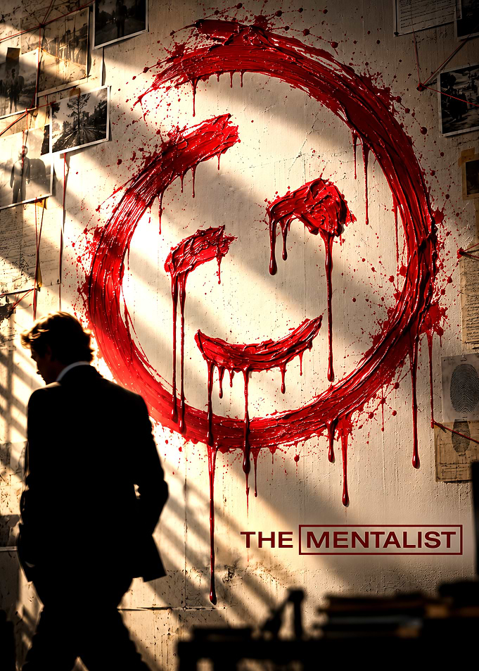 The Mentalist Red Smiley Poster