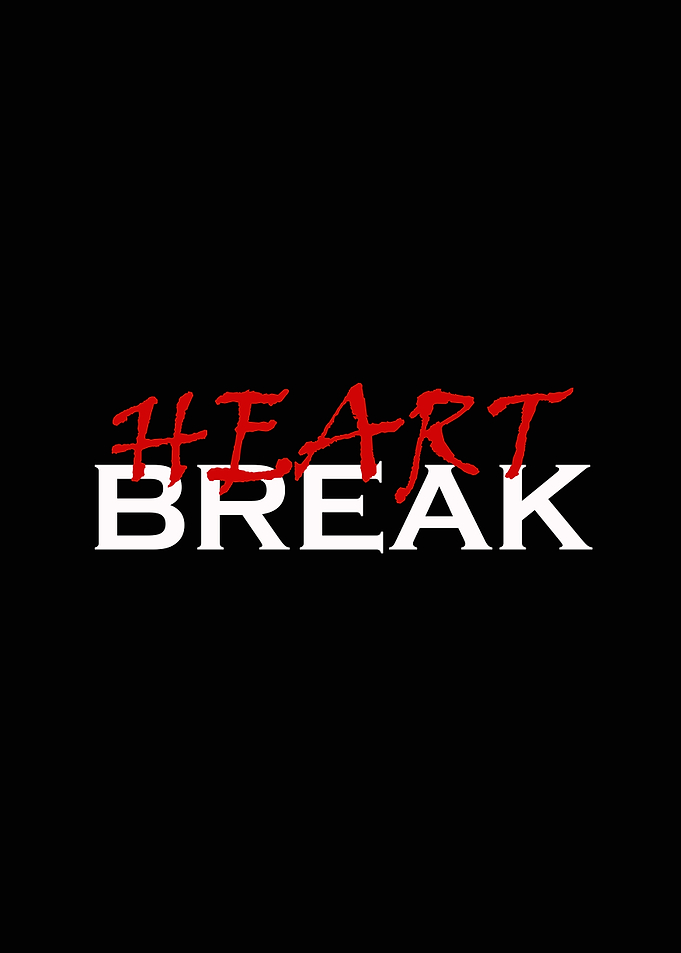 Heartbreak Text Art Design
