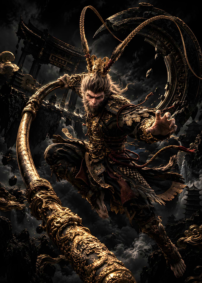 Sun Wukong Monkey King Warrior