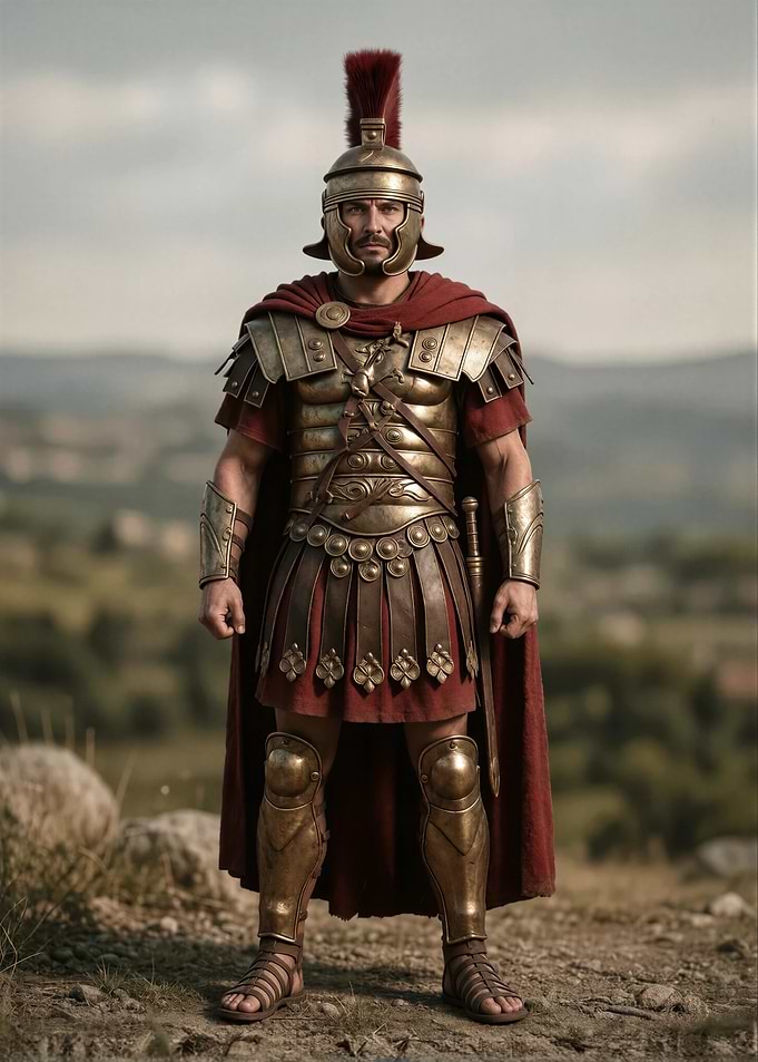 Roman Centurion in Full Armor