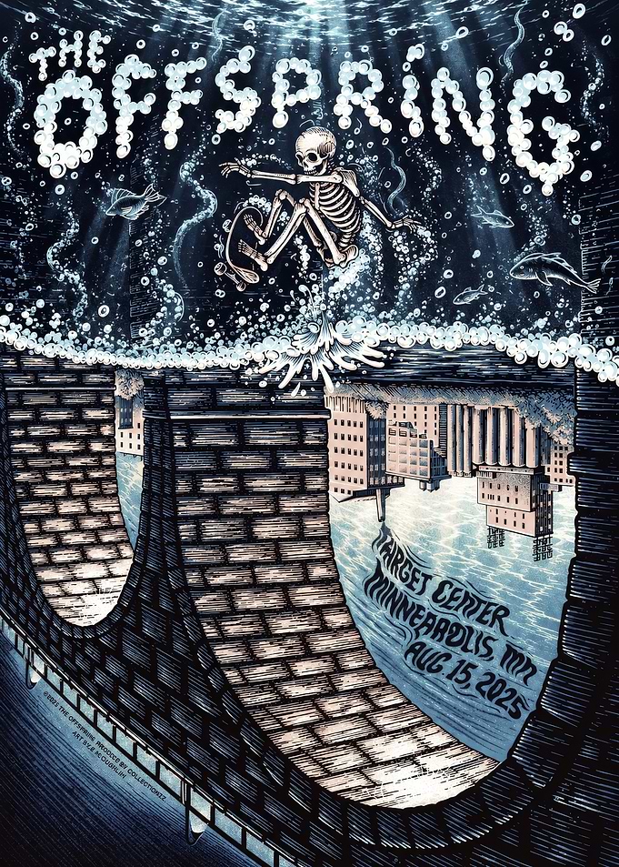 The Offspring Concert Poster Minneapolis