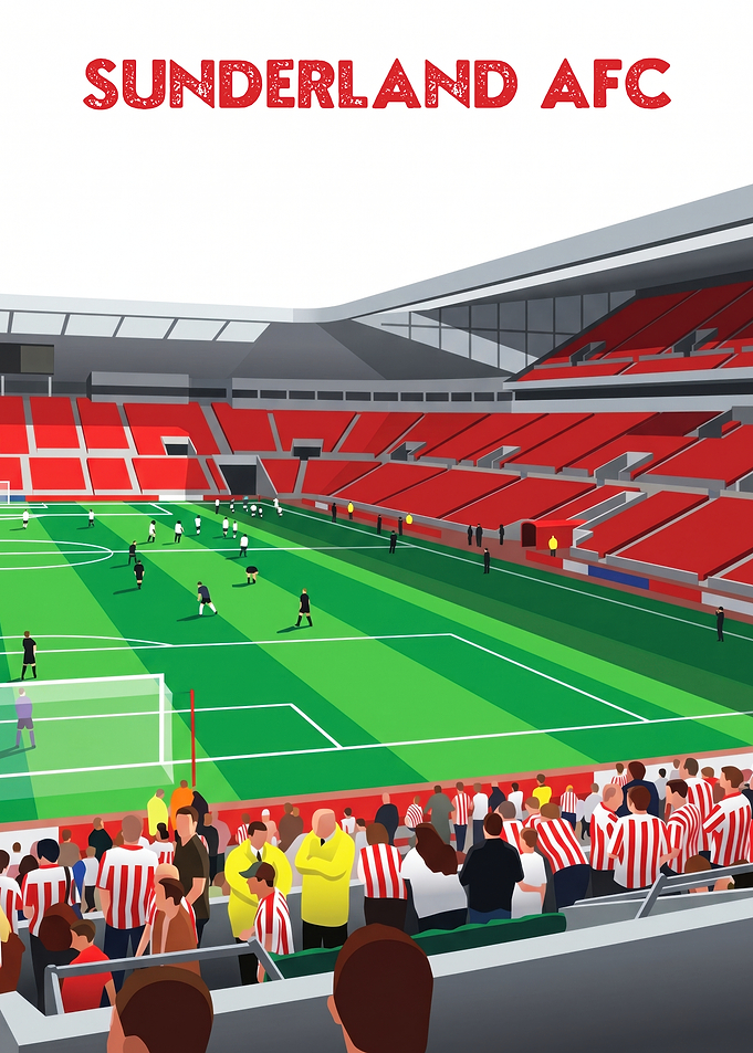Sunderland AFC Stadium Illustration