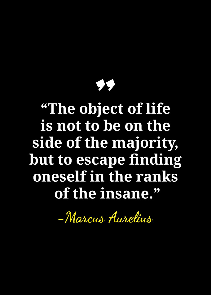 Marcus Aurelius Inspirational Quote Poster