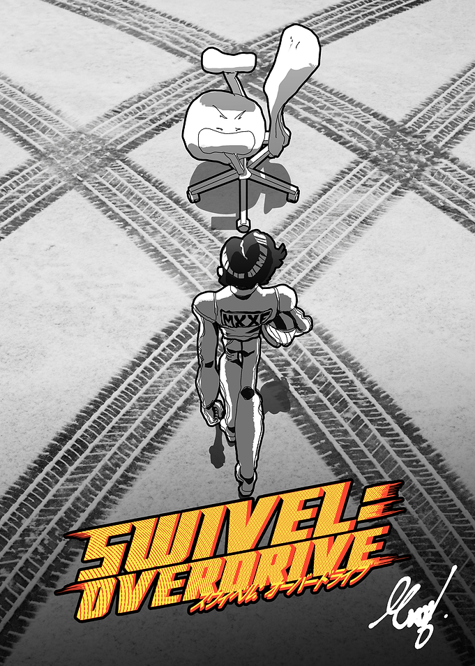 Swivel Overdrive Office Chair Poster