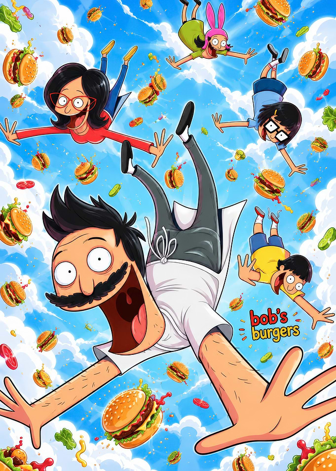 Bob's Burgers Family Skydiving Fun