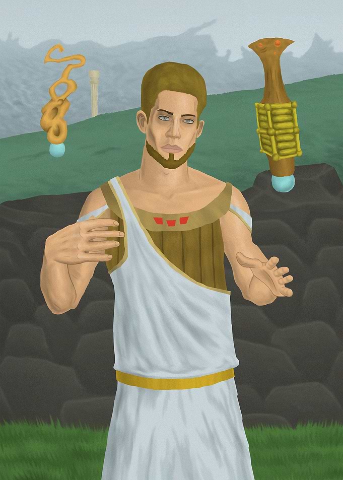 Digital Art of a Fantasy Character