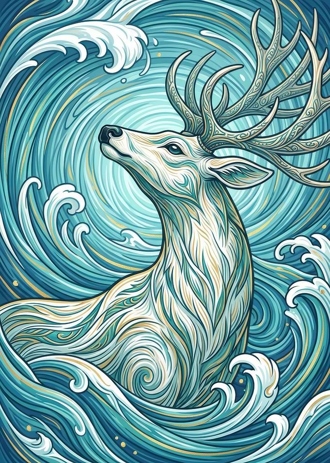 White Stag Ocean Waves