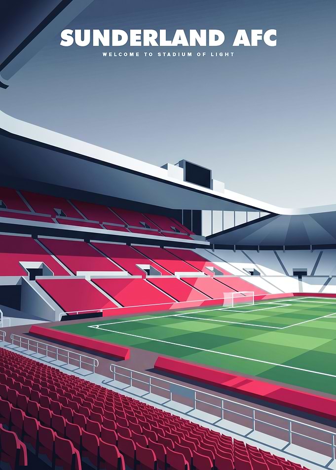 Sunderland AFC Stadium of Light Poster