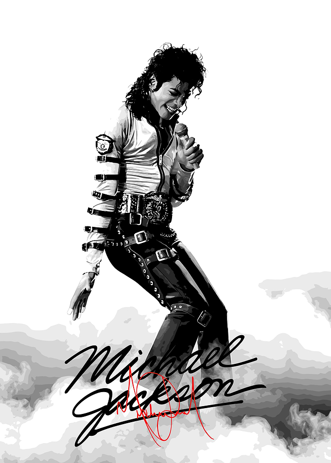 Michael Jackson Performance Digital Art