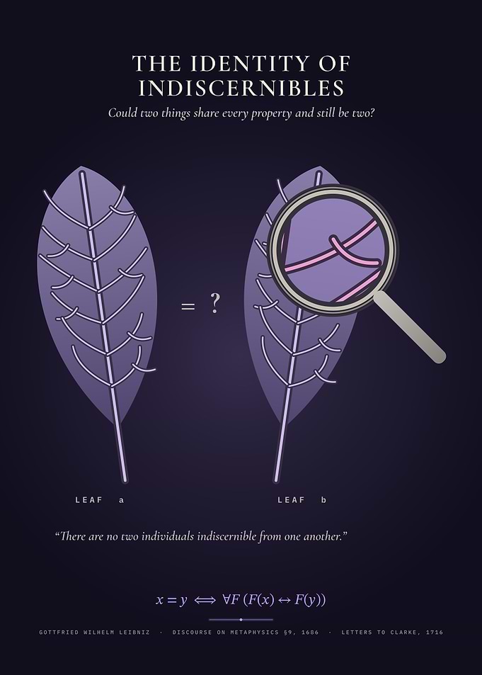 Identity of Indiscernibles – Leibniz Leaves