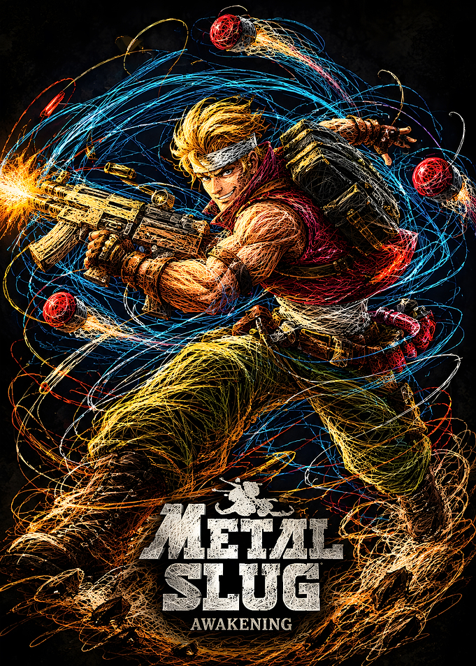 Metal Slug Awakening Marco Rossi Art
