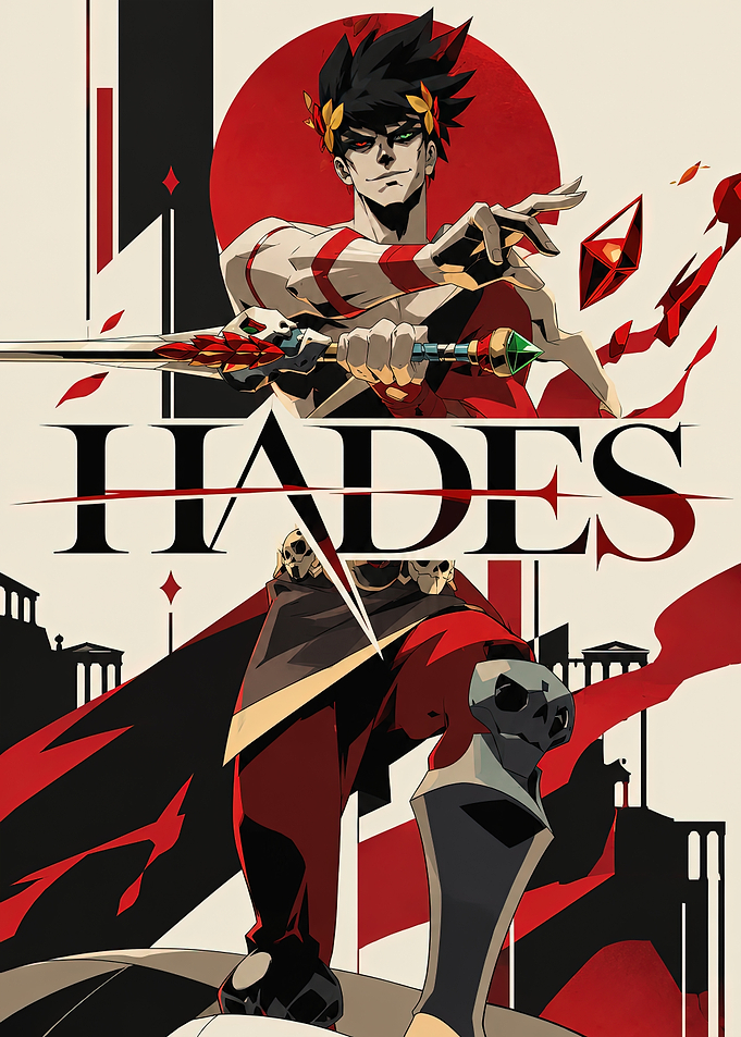 Hades Video Game Zagreus Poster