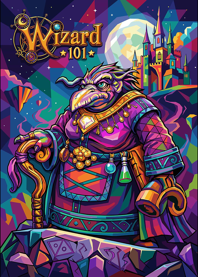 Wizard101 Merle Ambrose Pop Art Poster