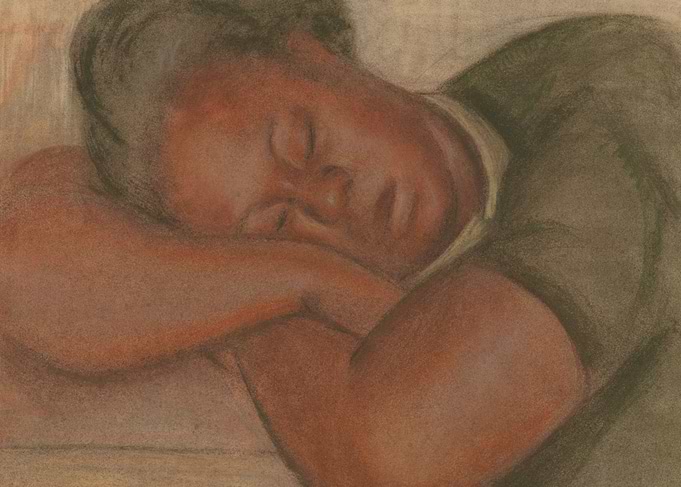 Portrait of a Sleeping Woman