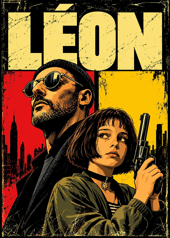 Léon: The Professional Movie Poster Art