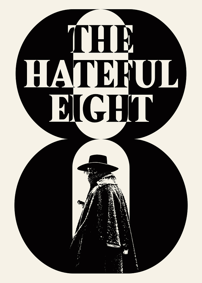 The Hateful Eight Minimalist Poster