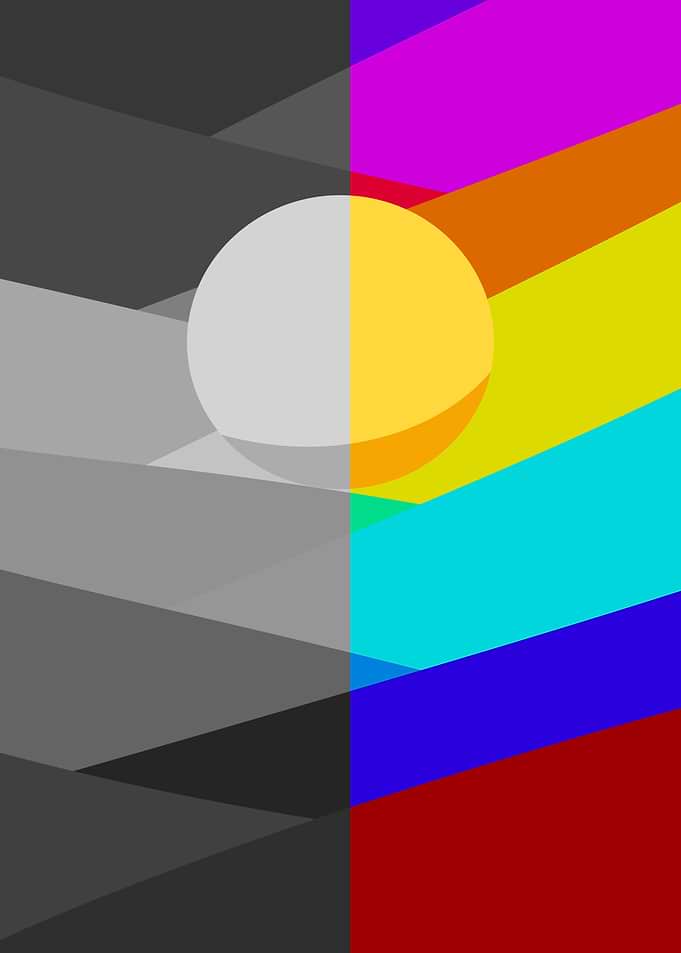 Duality of Monochrome and Color