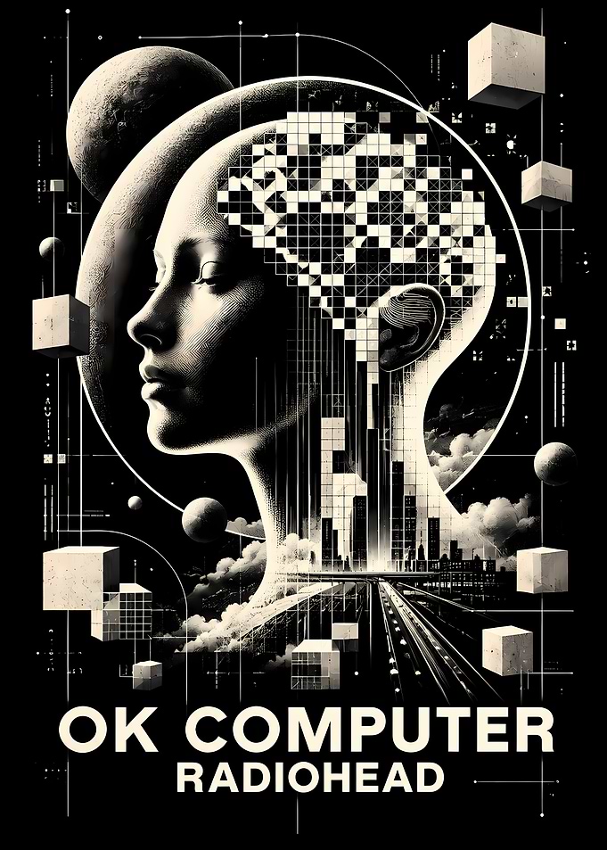 Radiohead OK Computer Poster Art
