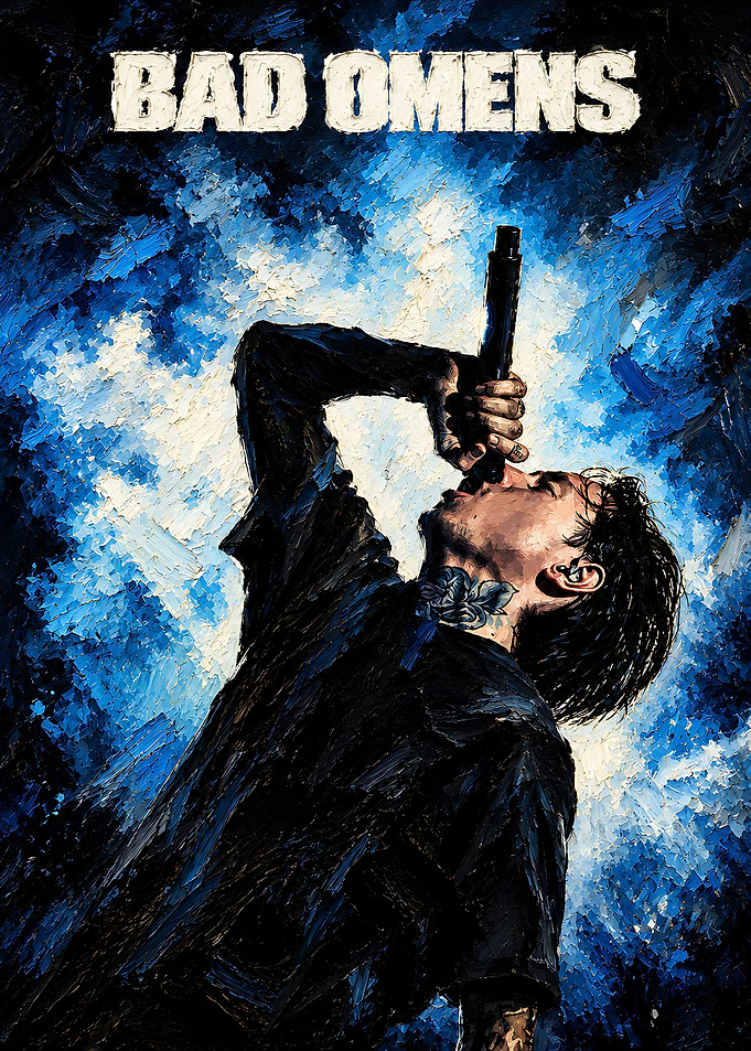 Bad Omens Noah Sebastian Oil Painting