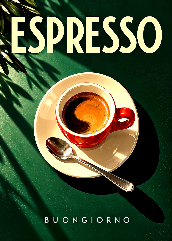 Espresso Coffee Poster