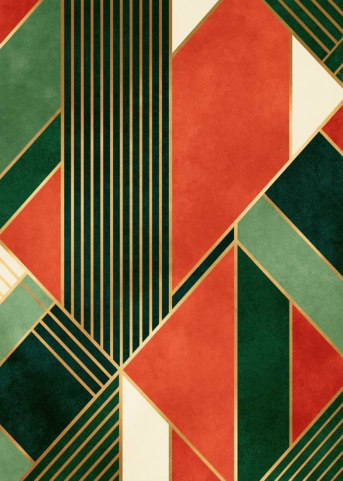 Geometric Art Deco Pattern