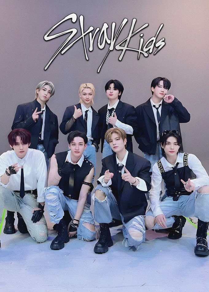 Stray Kids K Pop Group Portrait