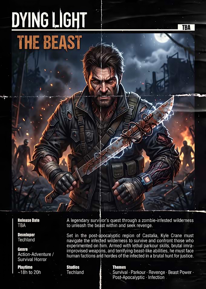 Dying Light The Beast Game Poster