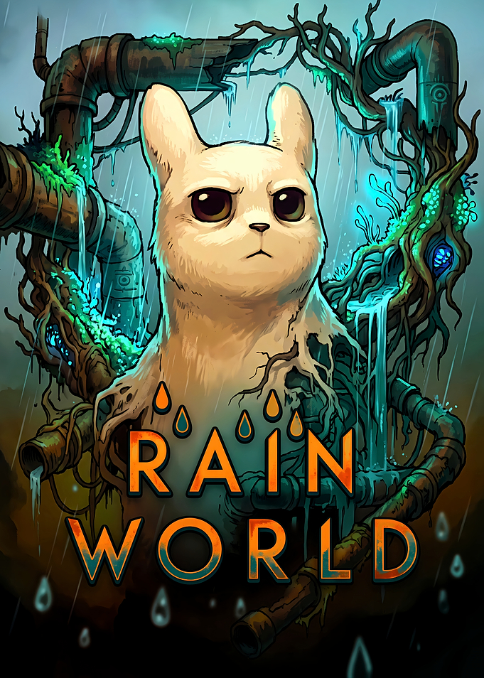 Rain World Slugcat Poster
