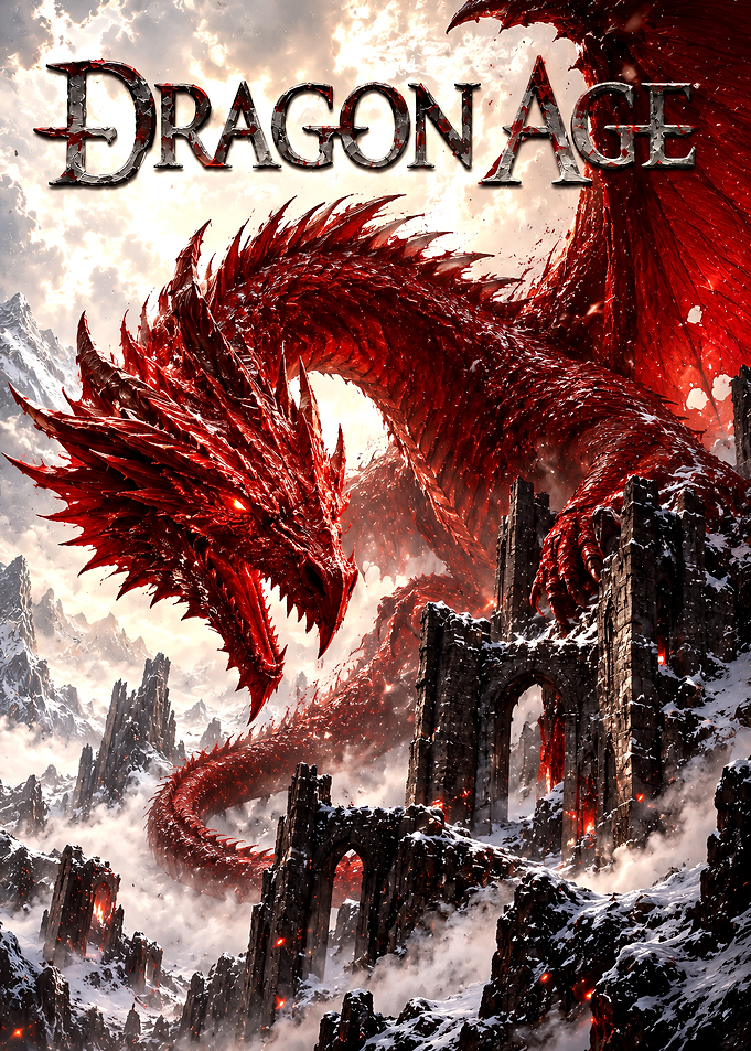 Dragon Age Red Dragon Poster