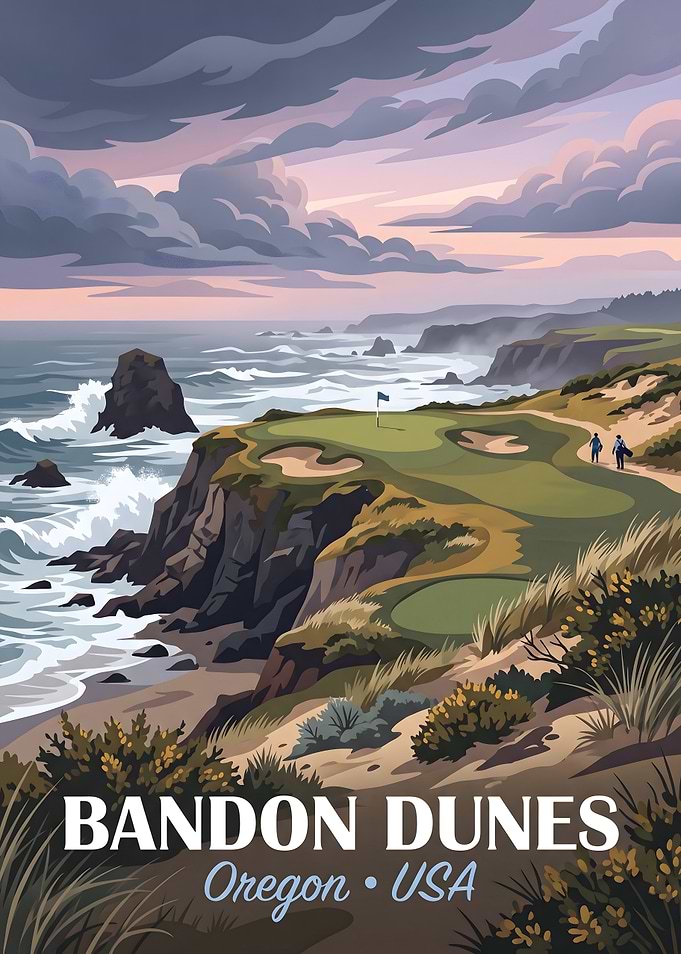 Bandon Dunes Golf Resort Poster