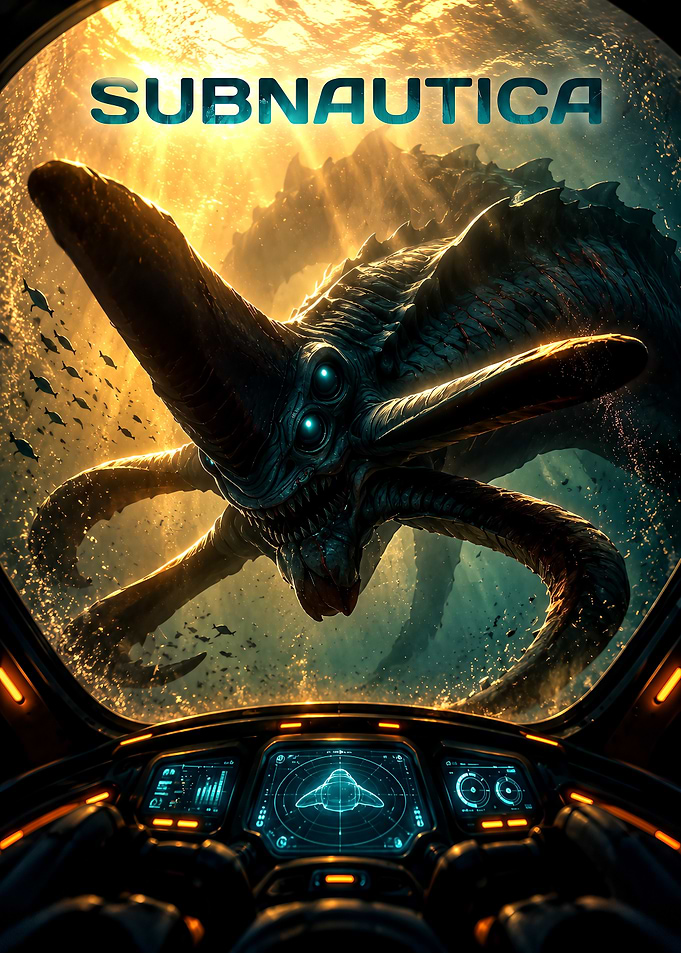 Subnautica Reaper Leviathan Encounter