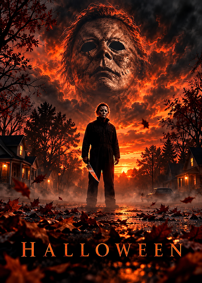 Michael Myers Halloween Movie Poster