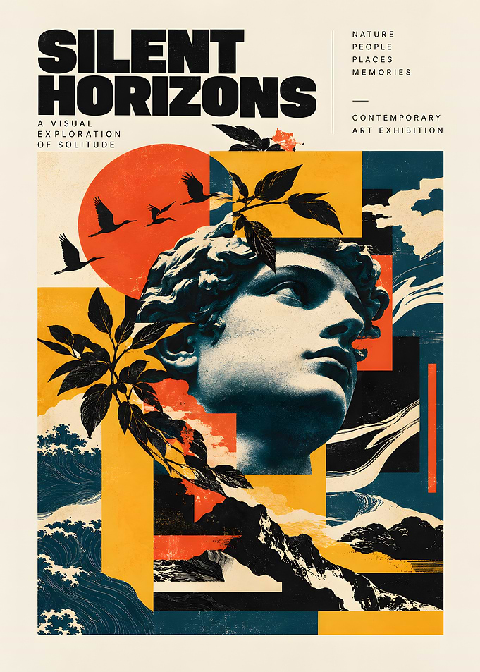 Silent Horizons Classical Art Poster