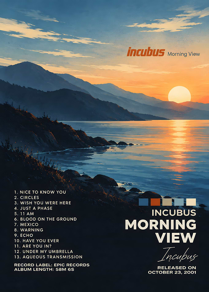 Incubus Morning View Album Poster
