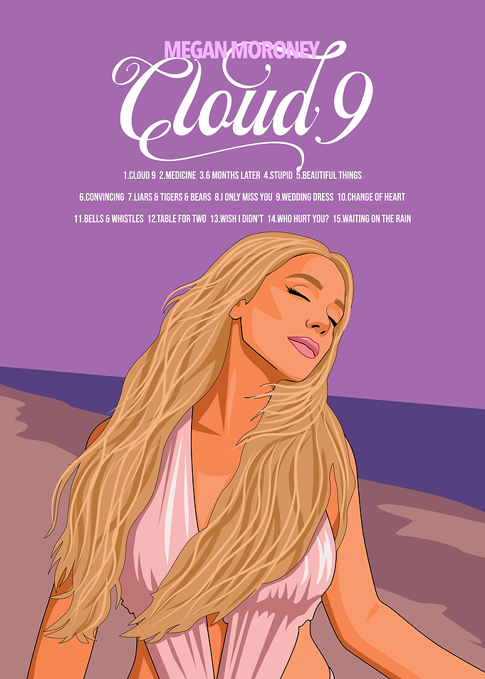 Megan Moroney Cloud 9 Album Poster