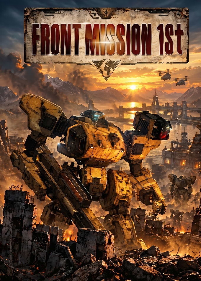 Front Mission Game Poster