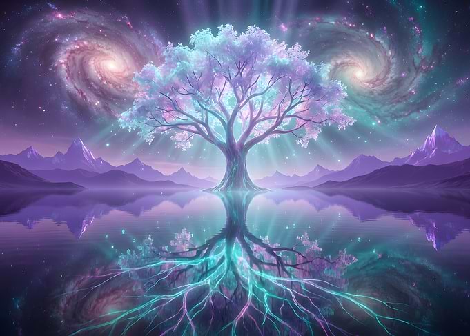 Cosmic Tree of Life Reflection