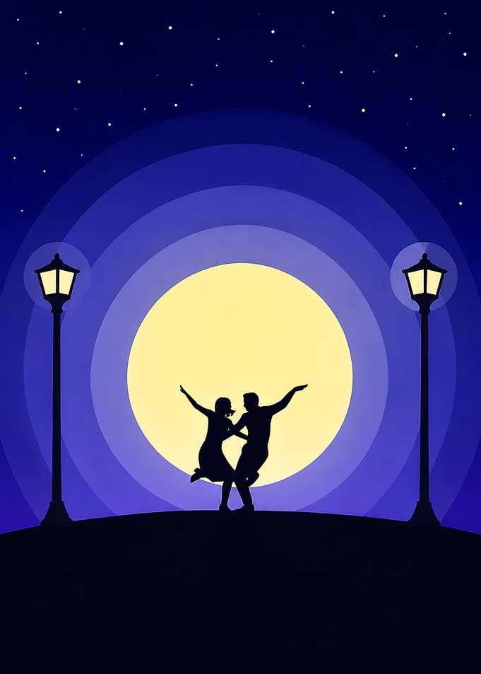 La La Land Dancing Silhouette