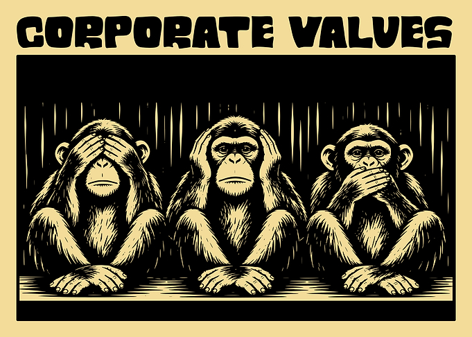Corporate Values Three Wise Monkeys