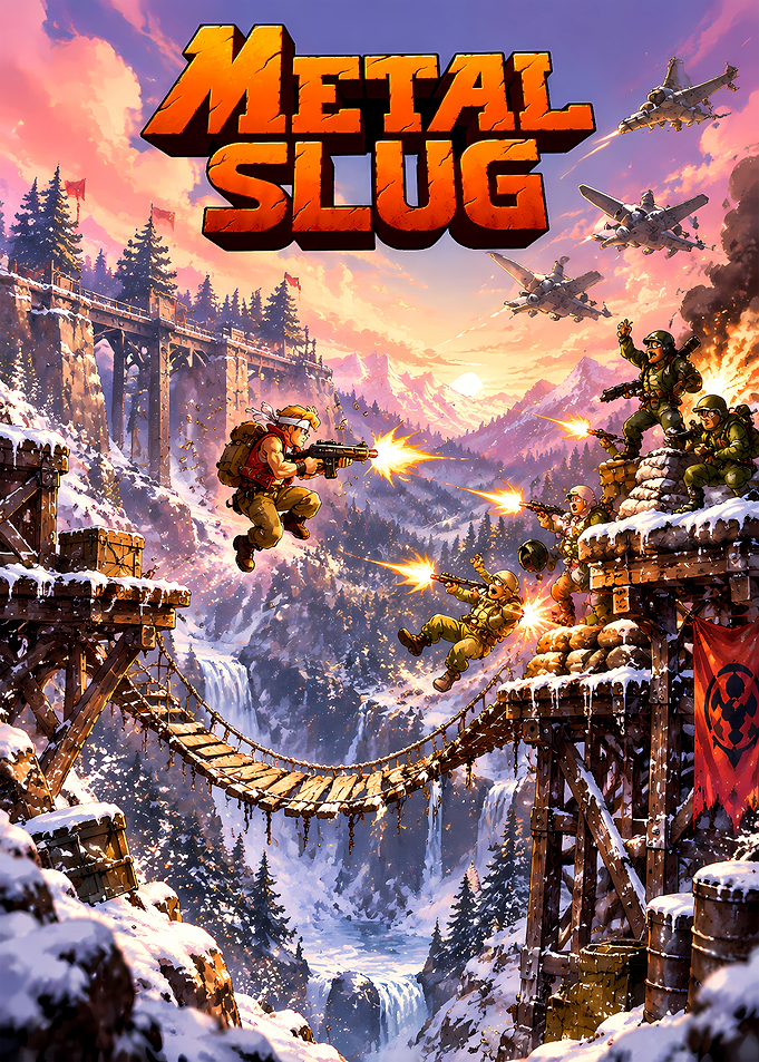 Metal Slug Action Game Poster