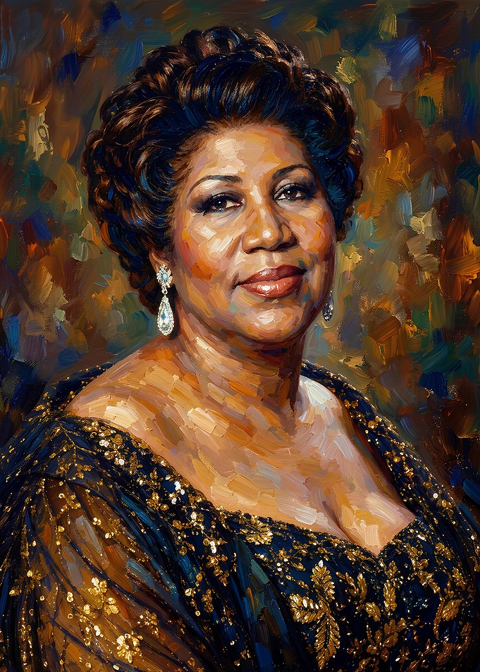 Portrait of Aretha Franklin