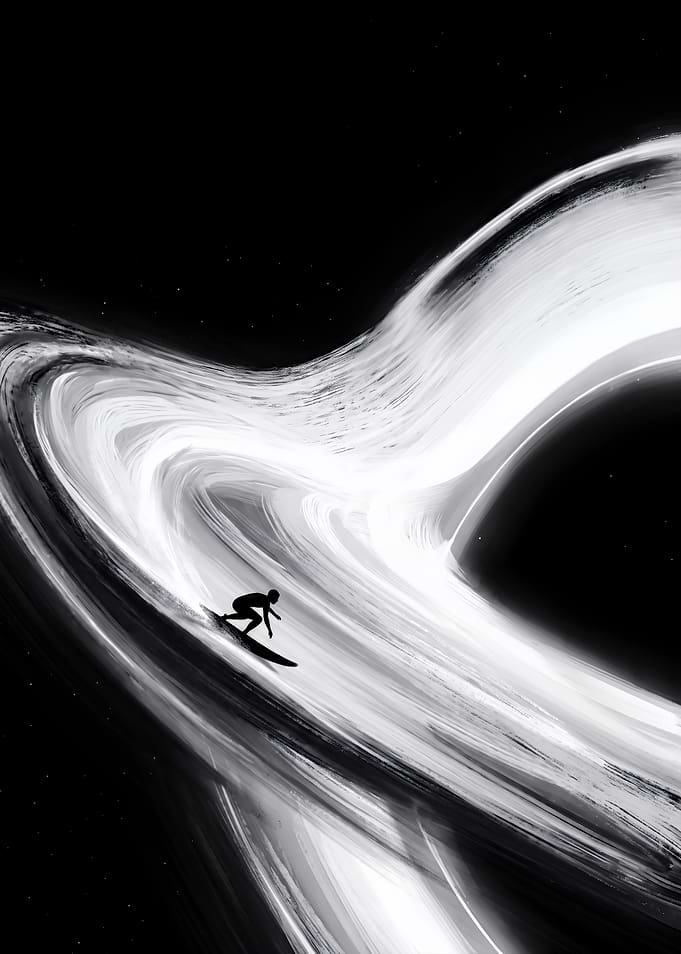 Surfing a Black Hole