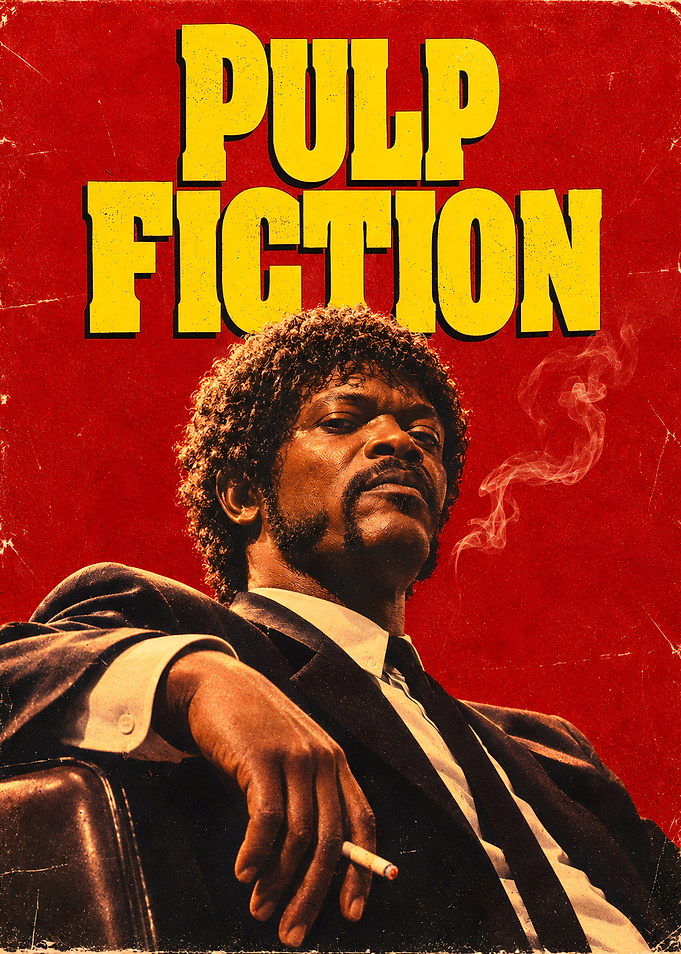 Pulp Fiction Jules Winnfield Poster