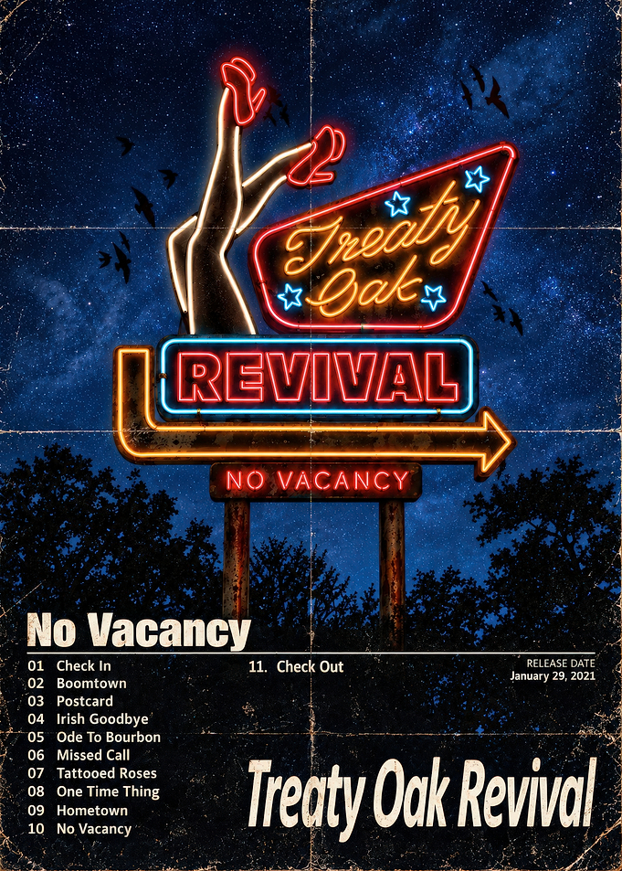 Treaty Oak Revival No Vacancy Poster