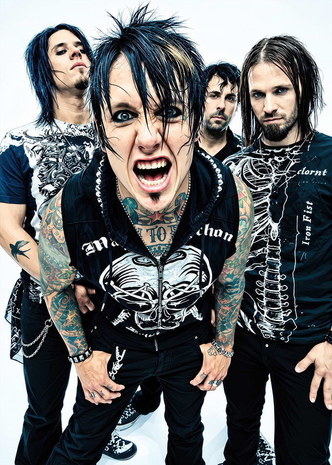 Papa Roach Band Portrait