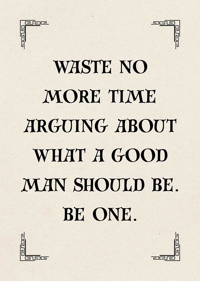 Marcus Aurelius Inspirational Stoicism Wisdom Quote Poster